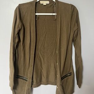 Green Michael Kors Cardigan